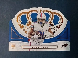 2020 Panini Chronicles Crown Royale Bronze #d/75 Zack Moss #CR-22 Rookie Free Sh - Picture 1 of 2