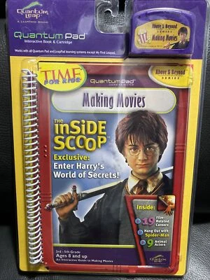 HARRY POTTER QUANTUM PAD LA CUCHARA INTERIOR HACIENDO PELÍCULAS LIBRO Y CARTUCHO LEAPPAD Foto 1 de 3