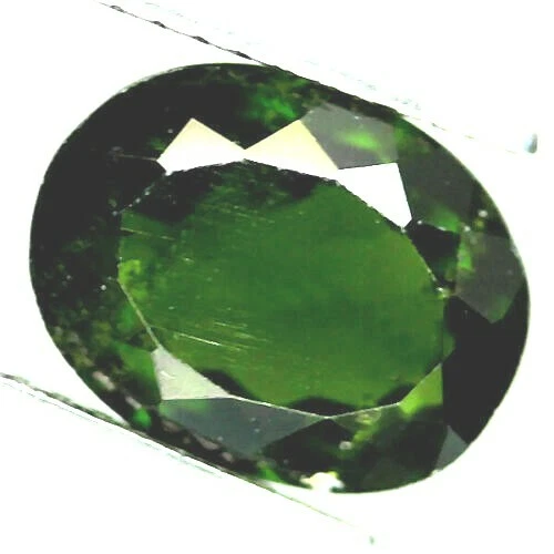 SHOLA Echt 3,03 Ct Natürlicher Chrom Diopsid aus Russland - Bild 1 von 2