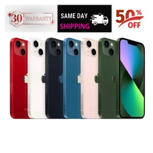 Apple iPhone 13 128GB 256GB Unlocked ATT Verizon T-Mobile Wi‑Fi iOS 5G - Afbeelding 1 van 9