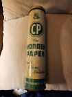 Vintage CP The Wonder Paper Dusts Cleans Polishes Tin with Full Roll, Rare, NOS.