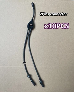 Piezas: cables divisores en Y de 2 vías JHB 10 PIEZAS (2 pines) para tiras BLANCAS luces de roca de rueda - Imagen 1 de 1