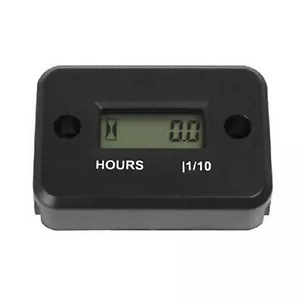 Small Digital Hour Meter For Lawn Mower Generator Motorcycle ATV Waterproof - Picture 1 of 7