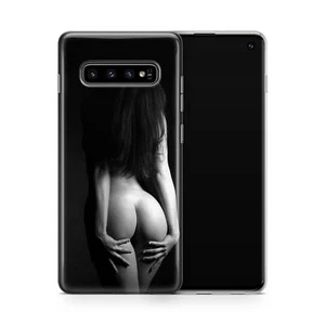 Sexy schwarze Damen-Handyhülle mit Haaren passt Samsung Galaxy S A J Modell - Bild 1 von 4