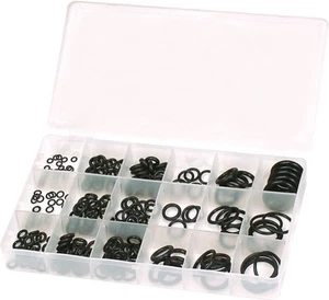 GUARNIZIONI O-RING ASSORTIMENTO 225 PZ IN SCATOLA TRASPARENTE 18 MISURE 930310 - Foto 1 di 3