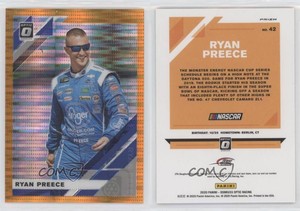 2020 Panini Donruss NASCAR Optic Orange Pulsar Prizm Ryan Preece #42