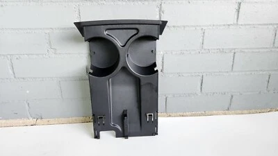 Land Rover LR3 2005-2009 consola central trasera portavasos bandeja de inserción negro OEM Foto 1 de 4