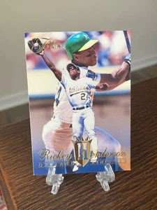 Rickey Henderson 1994 Fleer Flair Oakland Athletics HOF LEGEND NM+ - Picture 1 of 2