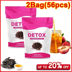 56X Lulutox Detox Tea-All-Natural Supports Healthy Weight Reduce Bloating - Picture 1 of 12