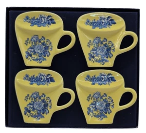 SPODE BLUE ROOM GARDEN COLLECTION SET OF 4 IN BOX TEA BAG COASTERS NEW! - Picture 1 of 19