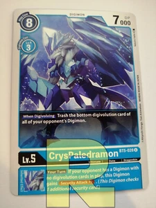 CrysPaledramon ® BT5-028 U ® Non Comune ® Digimon ® Inglese - Imagen 1 de 1