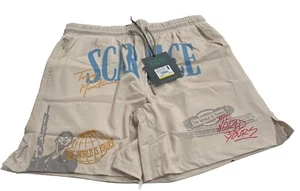 Scar Face Men’s Beige Tony Montana Shorts Large - Picture 1 of 3