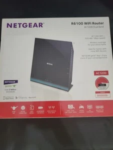 NIB Netgear AC1200 WiFi Router Model R6100 Dual Band 300+900 - Picture 1 of 2