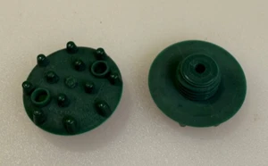 Zapatos de golf Softspikes de bajo perfil verde picos tacos inserción de rosca de plástico grande - Imagen 1 de 3