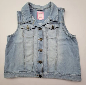 Gymboree  Girl's Blue Denim Vest Jean Size XL(14) - Picture 1 of 8