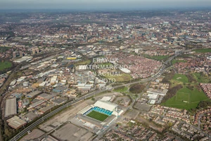 ELLAND ROAD LEEDS UNITED AERIAL STADIUM PHOTO PRINT UTD LUFC CHOOSE SIZE 2 - Picture 1 of 1