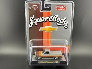 M2 1978 Chevrolet C10 Silverado Squarebody Pickup Truck Cool Grey MJS79 1/64 - Picture 1 of 8