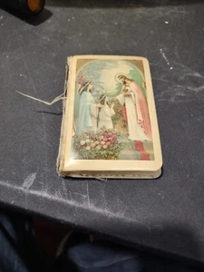 1932 Catholic Prayers And Instr For Children Prayer Book Celluloid Cover Germany - Picture 1 of 10