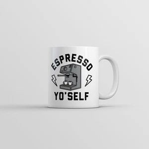 Espresso Yo Self Mug Funny Sarcastic Caffeine Lovers Graphic Coffee Cup - Imagen 1 de 7