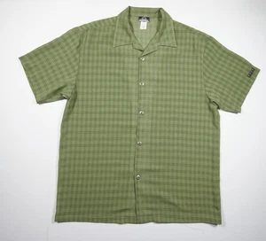 Vintage Solo Semore Shirt Men Large Green Button Down 90s Y2K Skate Rave Chicano - Picture 1 of 12