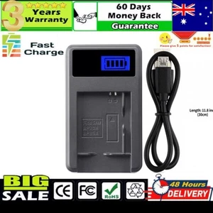 Usb Battery Lcd Charger For samsung BP70A BP-70A ST100 ST30 ST60 ST61 ST65 ST67 - Picture 1 of 5
