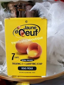 X 2 Jaune D'OEUF 7days Xtra Strong Body Soap. 2 Bar Soap Sale 2 💯 AUTHENTIC - Picture 1 of 2