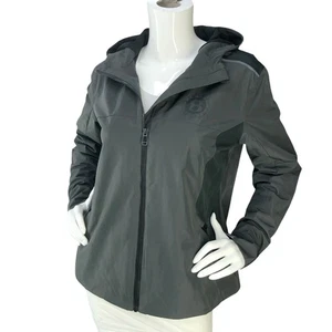 Chaqueta Bentley Mujer M Con Capucha Repelente al Agua Viento Transpirable Gris Ligera - Imagen 1 de 19
