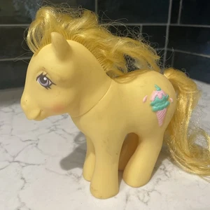 Vintage Hasbro 1980er G1 MLP My Little Pony SWIRLY WHIRLY Eisbecher bestes Pony Spielzeug - Bild 1 von 7