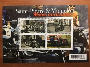 Saint Pierre et Miquelon 1185 F1185 ** MNH Moto Ancienne Peugeot Zundapp année 2 - Imagen 1 de 1