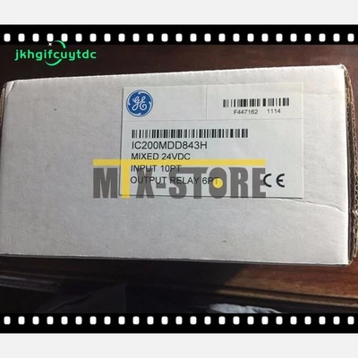 Brand New GE FANUC IC200MDD843 24VDC POS LOG input group 10 point Fast Shipping - Image 1 of 4