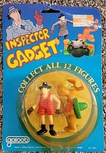 Figurines PVC vintage 1983 Galoob Inspecteur Gadget 3" Neuf dans sa boîte n° 7507 voir descriptif - Photo 1/3