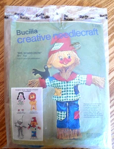 NEW Vintage Bucilla Creative Needlecraft "Mr Scarecrow" Kit - WIZARD OF OZ - Picture 1 of 3