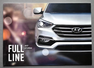 2017 HYUNDAI FULL LINE SALES BROCHURE CATALOG ~ 32 PAGES ~ 8.25" X 11.75" - Picture 1 of 22