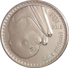 Fiji | 10 Cents Coin | Fiji Flying Fox | Throwing Club | KM333 | 2012 - 2014