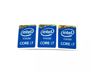 3 x Intel Inside Core i7 Desktop / Laptop sticker label - Picture 1 of 1