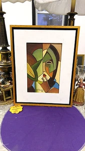 PICASSO COPY Art oil on canvase by Gina Arambasic 1991 - Picture 1 of 5