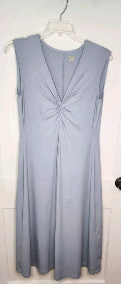 Vestido Atlético Patagonia Bandha Twist Frontal Línea A Talla XL Azul Pálido Foto 1 de 4