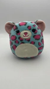 Squishmallow Chelsea the Cheetah 5" Blue Pink Plush Stuffed Kellytoy New NWOT - Picture 1 of 4