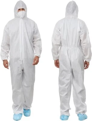 Pack of 3 SMS Disposable Paint Suit, Hazmat Suits, Coveralls with Hood - Image 1 of 4