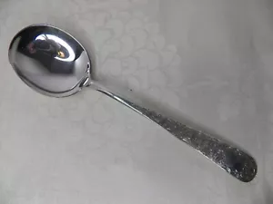 KIRK & SON OLD MARYLAND ENGRAVED STERLING SILVER CREAM SOUP SPOON 6 1/4" NO MONO - Picture 1 of 3
