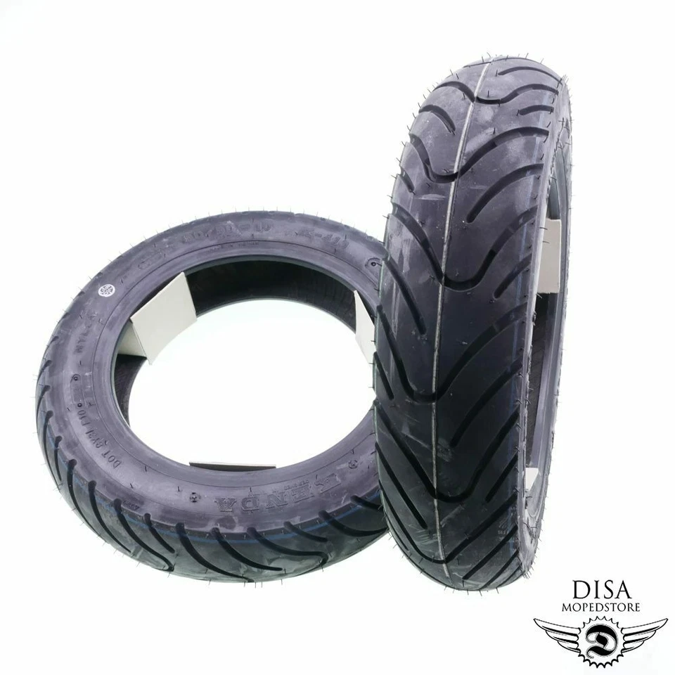 Reifen Satz Kenda K413 90/90-10 Zoll für Piaggio Sfera NSL Roller 50J - Bild 1 von 4