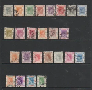HONG KONG Collection of GEORGE VI and QEII Stamps USED - Picture 1 of 1