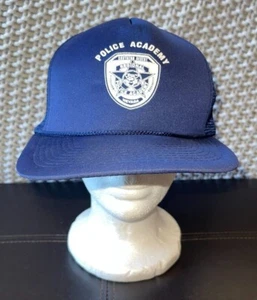 Southern Desert Police Academy Nevada Metro LVMPD Mesh Snapback Trucker Hat Blue - Picture 1 of 7