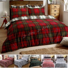 Thermal Flannel Duvet Cover Sets Single Double King Size New Warm Soft Bedding 
