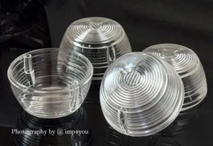 4X Honda CB750 CM450 CB500 CX500 CB750 CB450 Turn signal Winker Lenses CLR - Bild 1 von 3