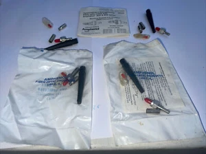 LOT OF 2 AMPHENOL 906-122-5004 125  MICRON SMA KIT NEW IN SEALED PACKAGE. - Picture 1 of 12