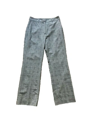 Jigsaw Check Slim Trousers / Wool Blend (UK8) - Image 1 of 4