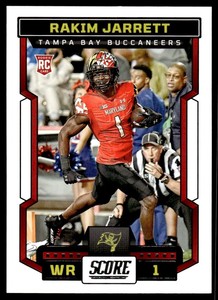 2023 Score Rookies Base #359 Rakim Jarrett RC Tampa Bay Buccaneers