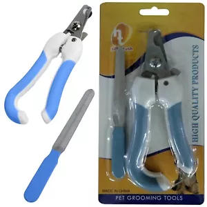 Cat Dog Pet Nail Clippers Cutter Scissors Paw Claw Trimmer Grooming Large Medium - Picture 1 of 11