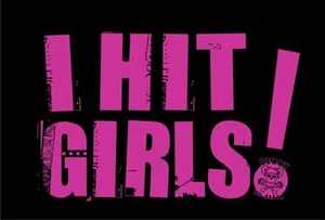 LADIES T-SHIRT - ROLLER DERBY I HIT GIRLS  - Imagen 1 de 2